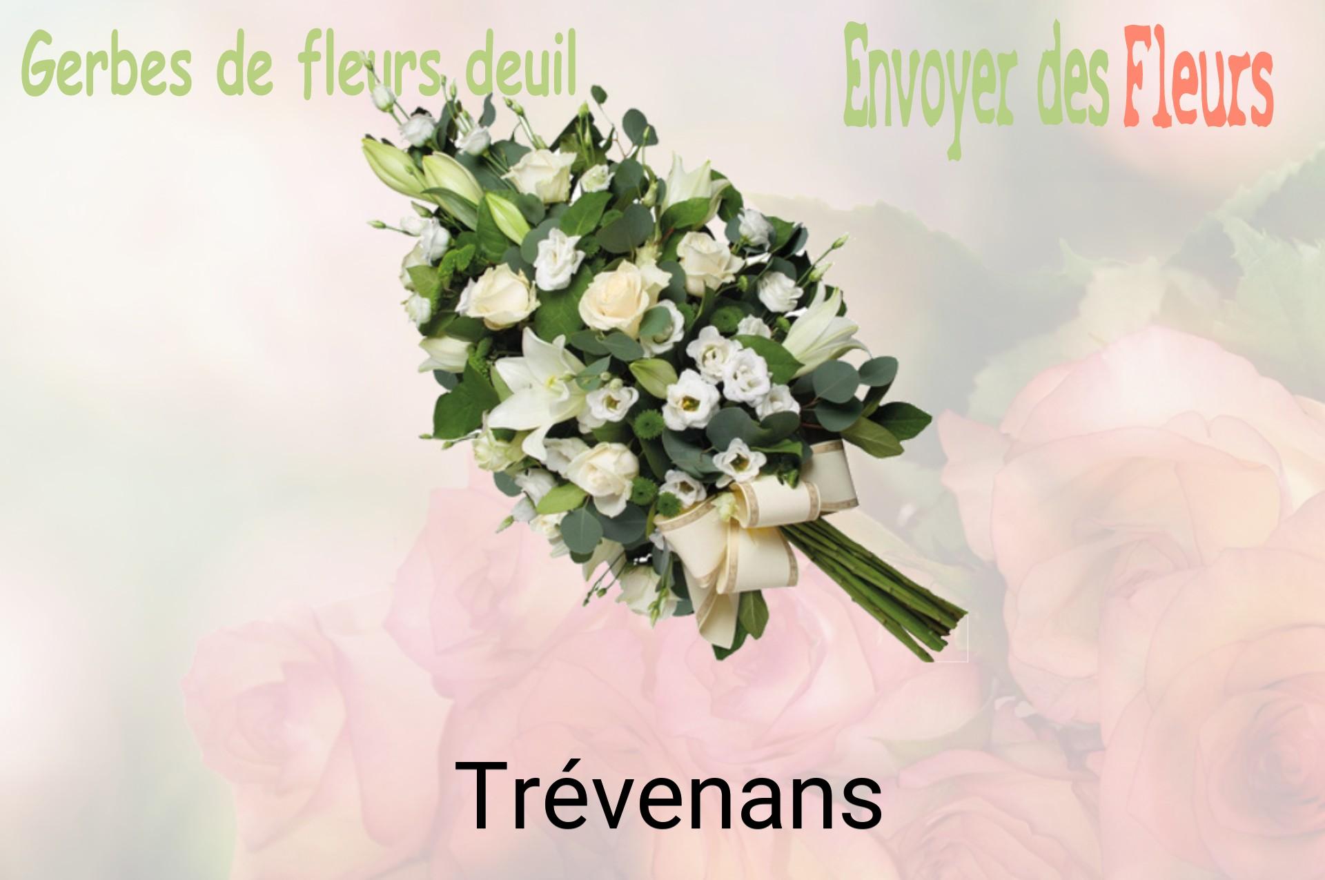 Gerbe de fleurs de deuil livrée à Trévenans